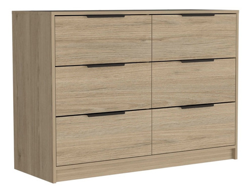 Comoda Kaia 4 Cajones / 2 Puertas - Rovere / Blanco Marquez