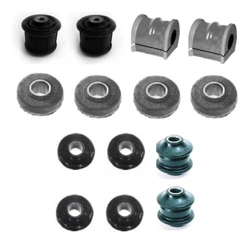 Kit 8 Bujes Delanteros 6 Bujes Trasero Ford Escort Marca Vth