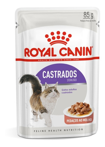 Alimento Úmido Royal Canin Gato Castrado Sterilised Sachê 85