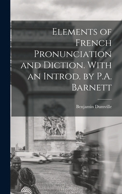 Libro Elements Of French Pronunciation And Diction. With ...