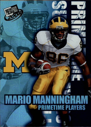 2008 Press Pass Primetime Players #pp14 Mario Manningham