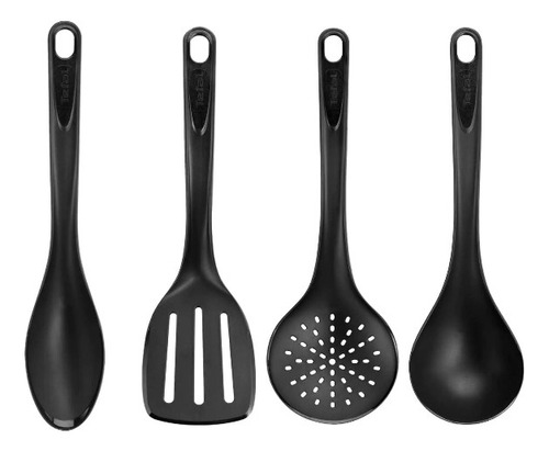 Batería De Cocina 18 Pz Vital Tefal Color Negro