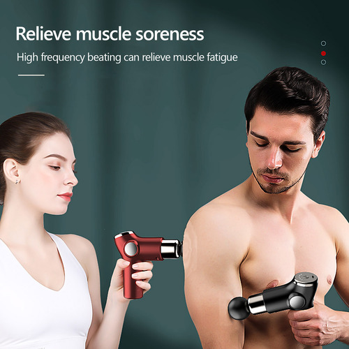 Masajeador Muscular Portátil Para Atletas, 32 Niveles, 4 Cab