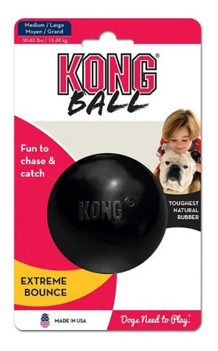 Kong Ball Medium/large Extreme Negro