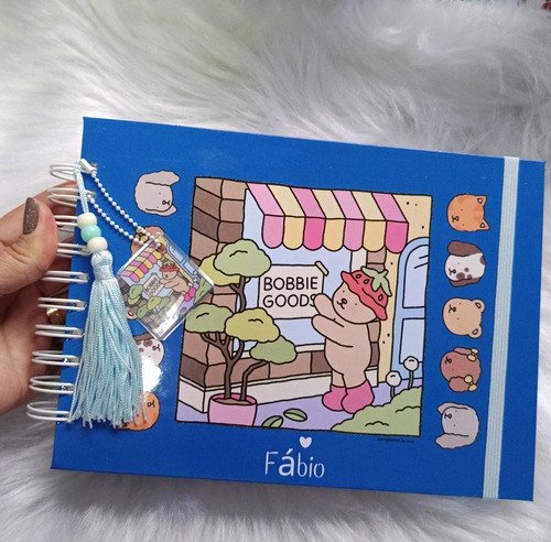 A Livro De Colorir Bobbie Goods 50 Folhas Personalizado Nome