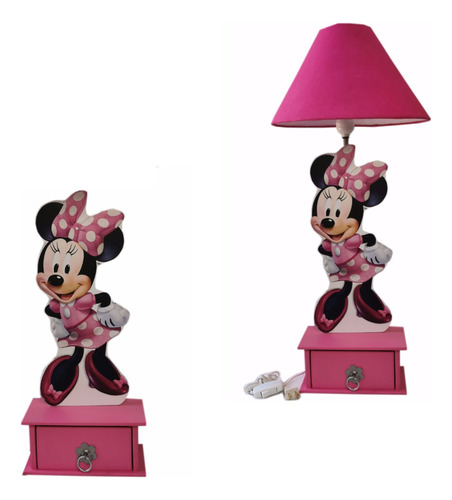 14 Alhajeros 1 Lampara Cajon Fiesta Minnie Mouse Centro Mesa