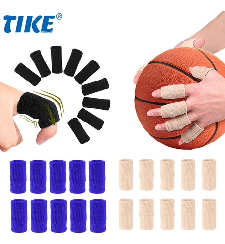 Set De 10 Fundas Elásticas Para Deportes Con Los Dedos, Para