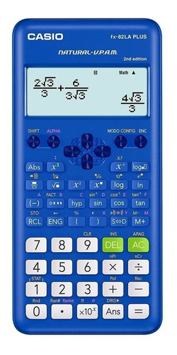 Calculadora Científica Casio Fx-82la Plus 252 Fun Secundaria