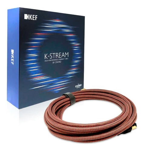 Kef Kstream, Cable Para Lsx, Gris Con Rojo