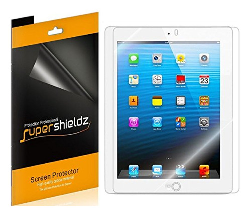 Supershieldz (3 Pack) Diseñado Para Apple iPad 4, 3 Y 2 Gene