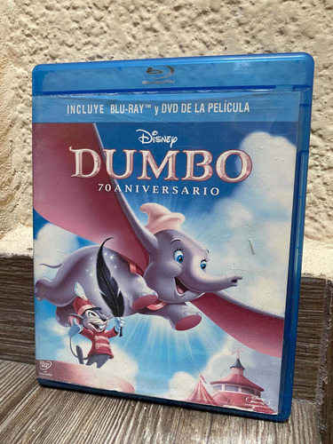 Dumbo Disney 70 Años Solo Incluye El Blu-ray Usado