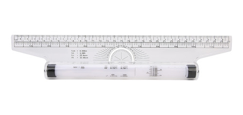 Régua De Rolamento Paralela De 30 Cm E 11,8 Polegadas Multiu