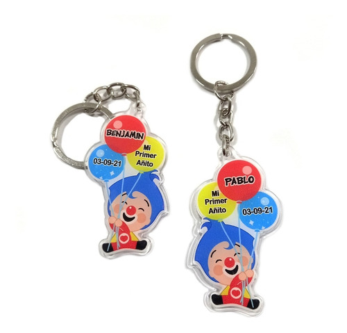 Payaso Plim Plim Personalizado De Ambos Lados