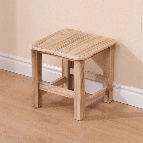 Taburete De Madera Para Cambiar Zapatos, 30cmx30cmx30cm