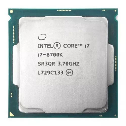 Procesador gamer Intel Core i7-8700K CM8068403358220 de 6 
