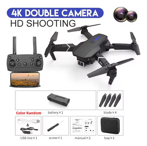 Dron 4k Hd 1088sin Escobillas Gran Angular Pro Flujo Óptico