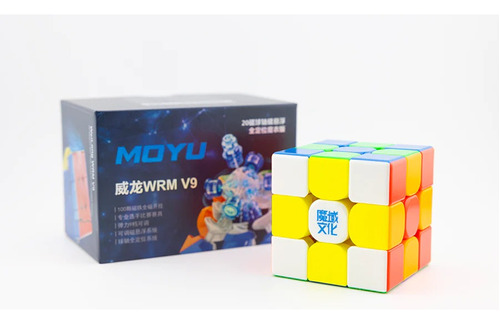 Moyu Weilong V9 Ball Core 20 Imanes Uv Cubo Rubik 3x3