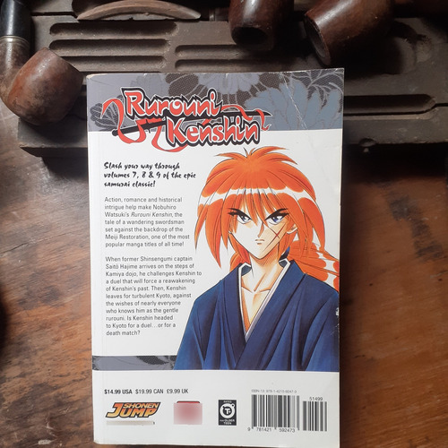 Rurouni Kenshin Vol 7, 8 & 9/ Nobuhiro Watsuki - Ingles