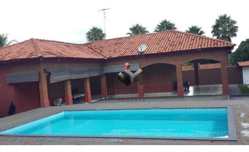 R$ 850.000,00 - Chácara Com 3 Dormitórios À Venda, 2500 M² - Condomínio Estância Beira Rio - Jardinópolis/sp - Ch0007
