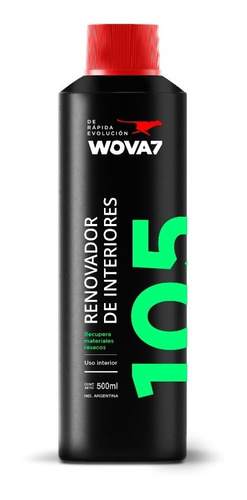 Wova7 105  Renovador De Interiores Plasticos 500ml