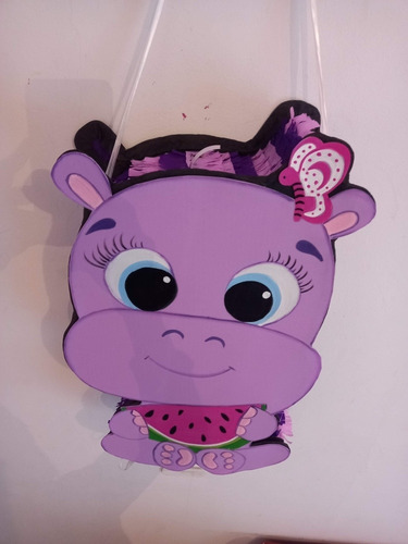 Piñata Hiipopotamo Bebe Hipopotama Animales De La Selva