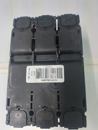 Interruptor Termomagnetico Tripolar Hdl36100 Squared (Usado)