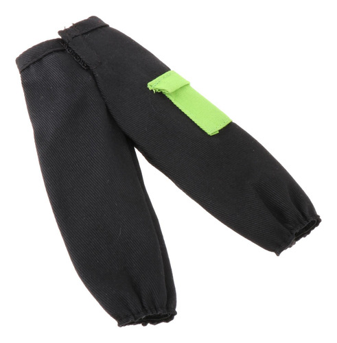 Pantalones De Muñeca Masculina, Figura A Escala Verde Negro