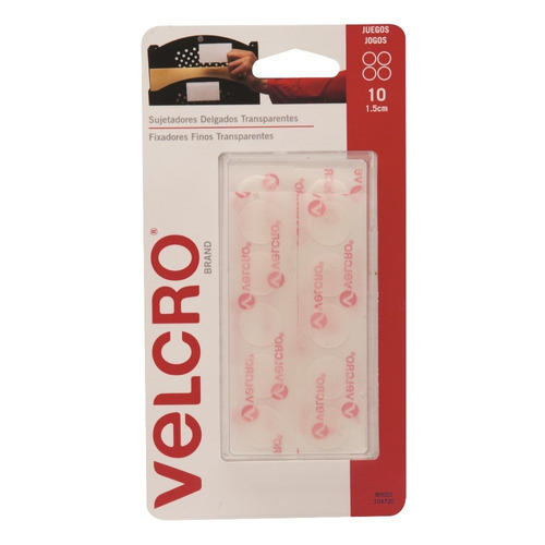 Velcro*fixador Moeda Transp. 80020b 1un C353728