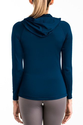 Xl Y 2xl Playera Con Gorro Para Mujer Licra Deportiva Gym