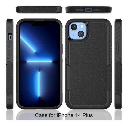 Funda Para iPhone 14 Plus,elegante Doble Protección