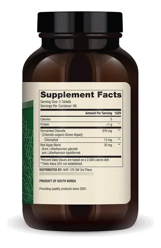 Chlorella Salud Cardíaca Cardiovascular Dr Mercola 450 Tab