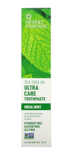 Desert Essence Pasta Dental Tea Tree Ultra Care Menta 176g
