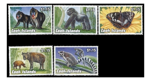 Fauna En Peligro - Islas Cook - Serie Mint - Yv 1077-81