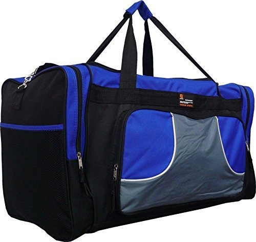 20 40lb Capacidad Royal Blue Duffle Bag Gym Bag Maleta De Eq