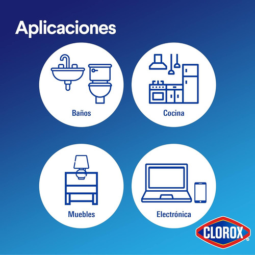 Toallitas Toallas Desinfectantes Clorox 75 U Sin Blanqueador