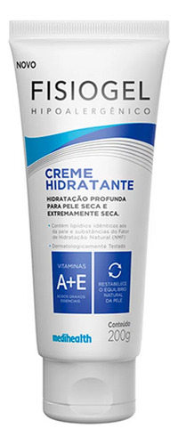  Creme Hidratante Fisiogel Pele Seca E Extremamente Seca 200g