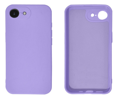 Kit Capa + Película 3d Para iPhone 16e Silicone Colorido
