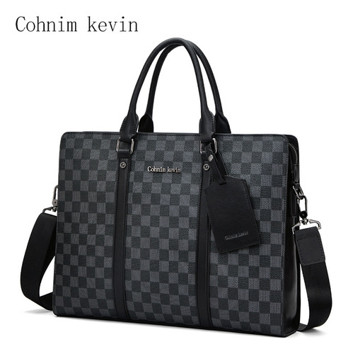 Bolso Clásico A Cuadros Para Hombre 2024, Bolso Cruzado A Cu