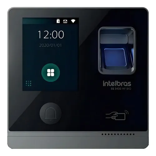 Controlador de acesso Intelbras SS 3430 biometria facial RFID