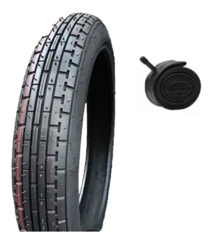 Cubierta De Moto Osaka Uno 275 14 - 275/14 Para 110 + Camara