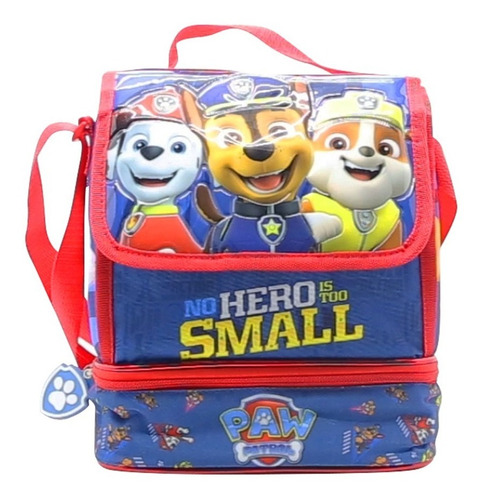 Lunchera Escolar Paw Patrol  Pw003 Termica 10 Pulgadas 