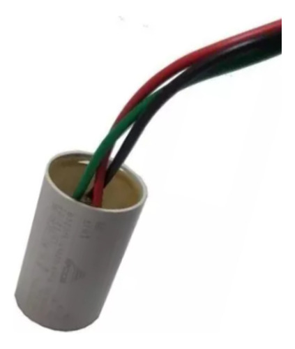 Capacitor Para Ventiladores 10uf 250vac 4,0+6,0 3 Fios