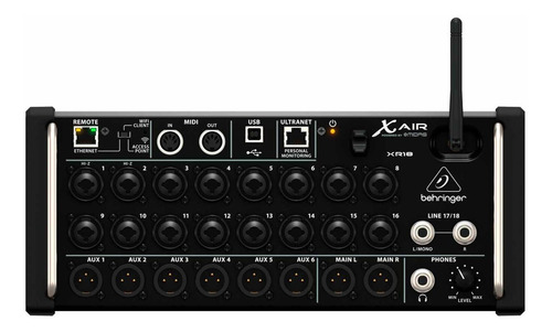 Console Mixer Digital Portatil 18 Canais Behringer Xr18 Xair