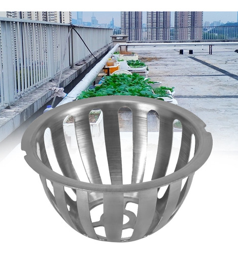 2pcs Drenaje Acero Inoxidable 100mm Para Jardín/balcón