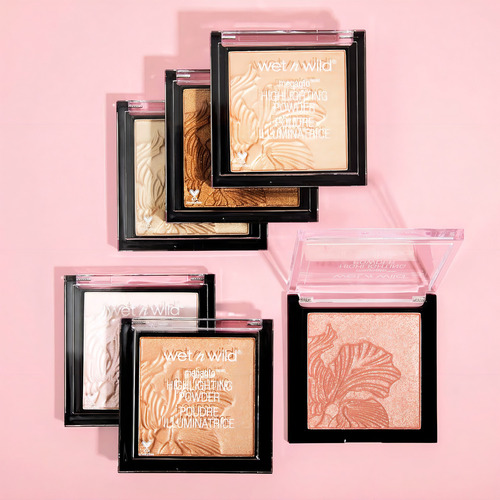 Megaglo Highlighting Powder Wet N Wild Tono Del Maquillaje Rosa Claro