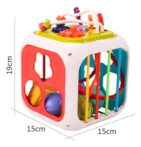 Montessori Bin Set Juego Educativo Con Bandas Elásticas