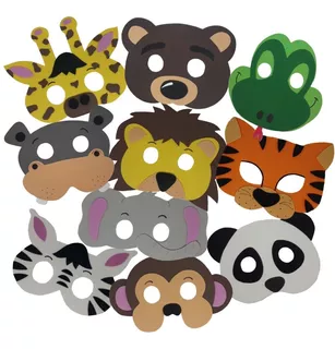 Máscaras Safari Kit Com 10 Un