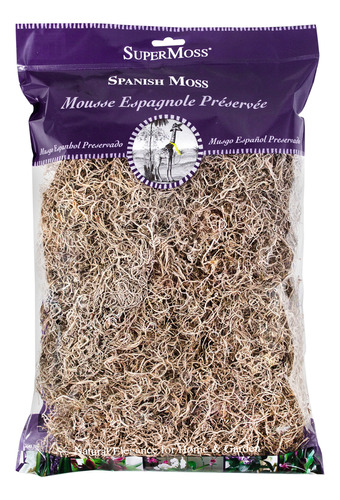 Supermoss (26911) Musgo Espanol Seco, Natural, 8 Onzas