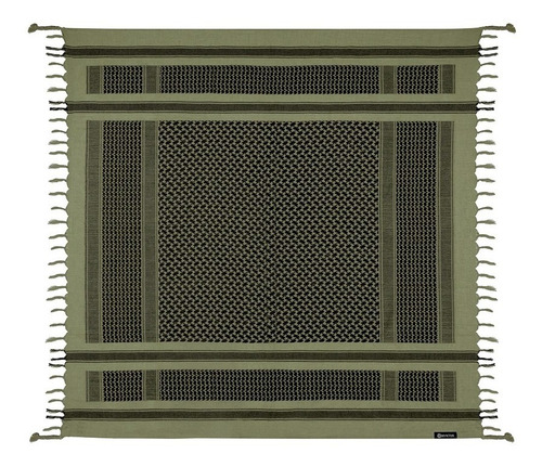 Shemagh Lenço 100% Algodão Militar Dune Verde Origem India