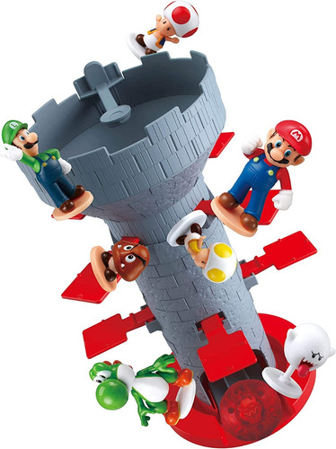 Imagen 1 de 8 de Juego Mario Bross Blow Up! Shaky Tower Juego Mesa